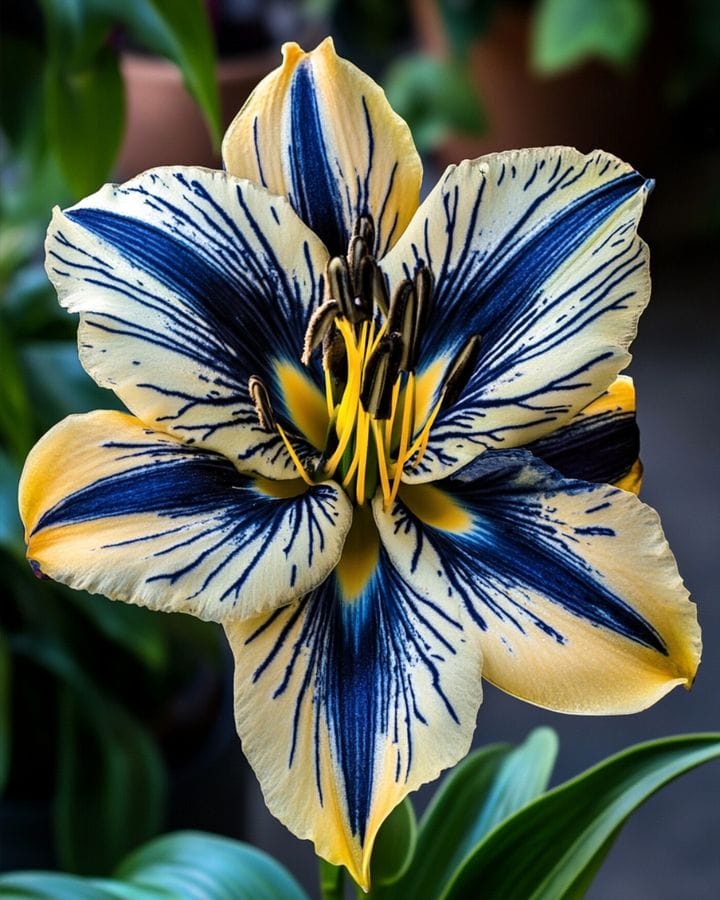 Blue and Yellow Columbine: A Whimsical Garden Gem