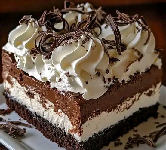 Brownie Refrigerator Cake