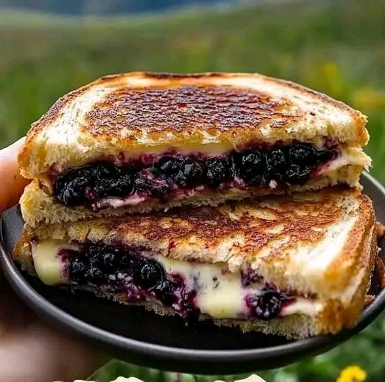 Balsamic Blackberry Bliss Grilled Cheese