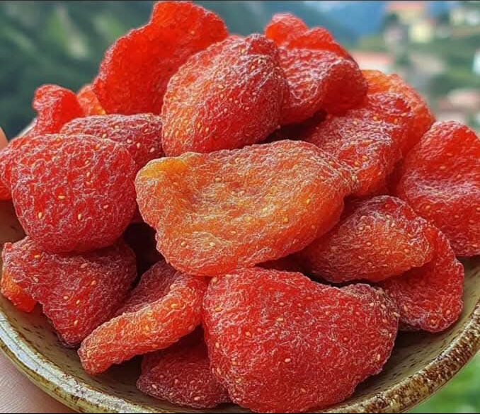 Oven-Dried Strawberries