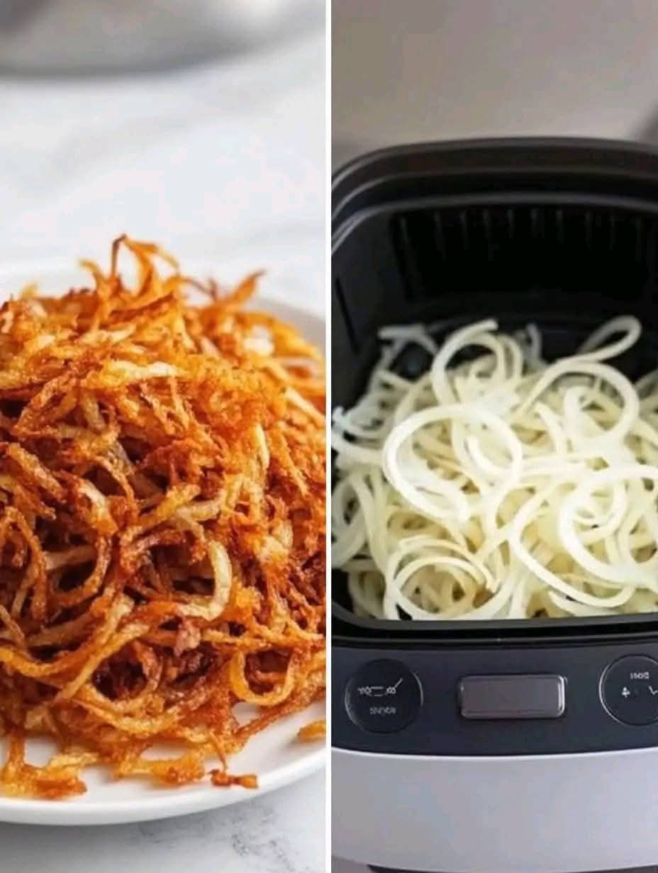 Air Fryer Crispy Fried Onions