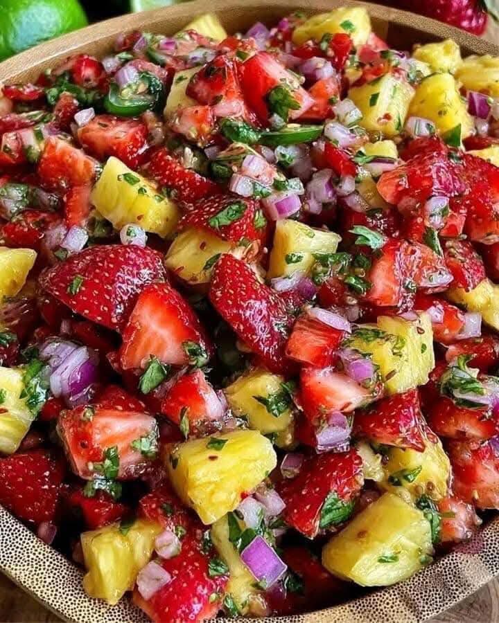 Strawberry Pineapple Salsa