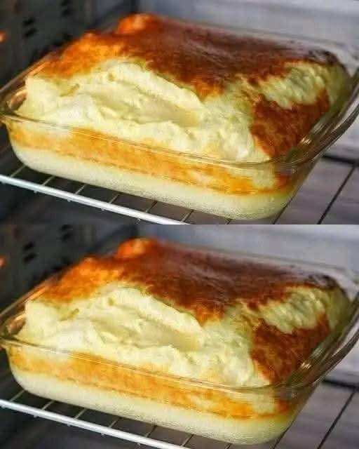 3-Ingredient Magic Custard Cake