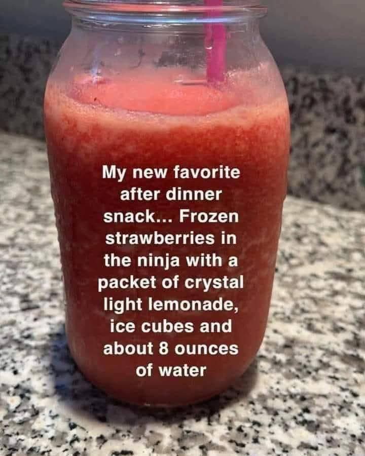 Strawberry Lemonade Ninja Slush – A Cool, Refreshing Guilt-Free Treat