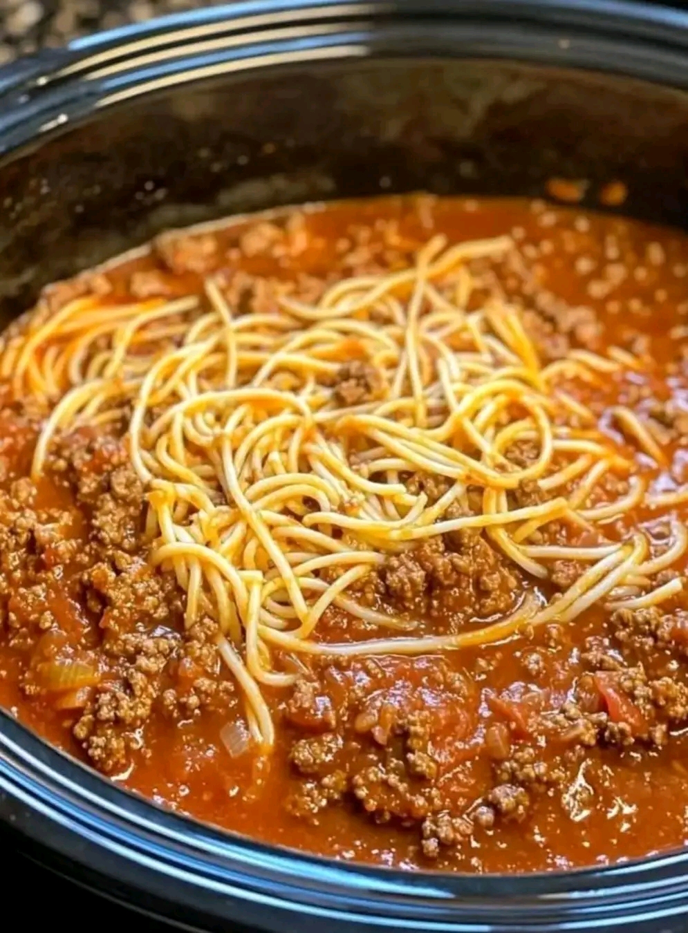 Slow Cooker Church Supper Spaghetti