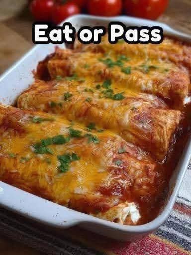 Cream Cheese Chicken Enchiladas