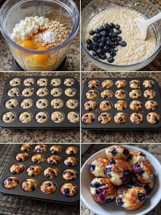 Flourless Cottage Cheese Blueberry Muffins The Ultimate High Protein Breakfast