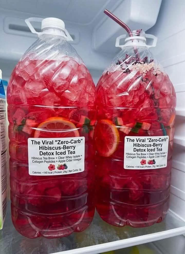 The Viral High-Protein Hibiscus Detox Tea Refreshing Functional and Zero Carb