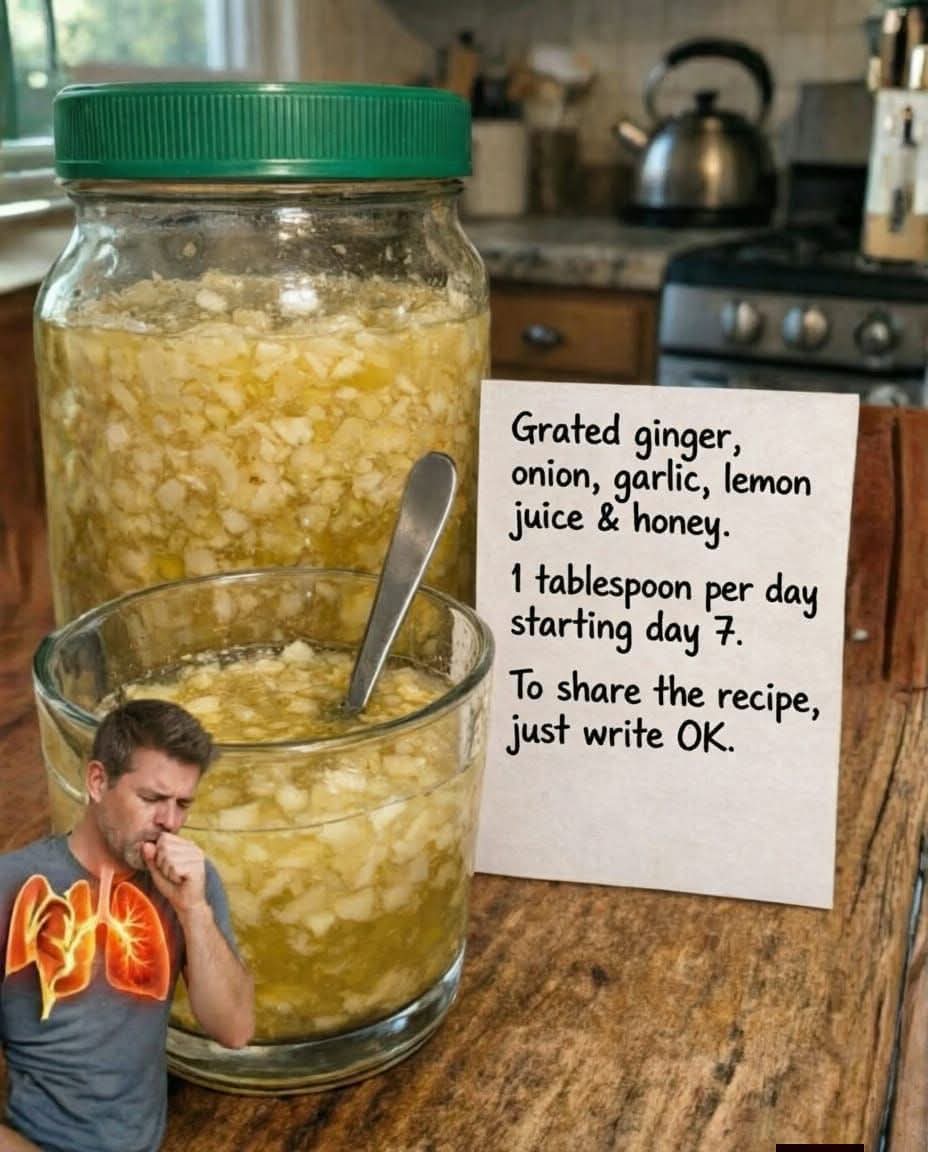 The Ultimate Natural Immune Booster Honey Ginger Garlic Onion and Lemon Syrup