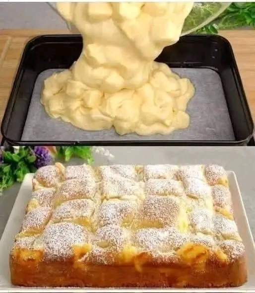 Gâteau Fondant aux Pommes