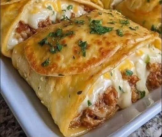 Loaded Cheesy Pocket Tacos