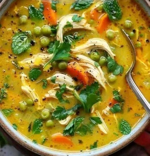 Anti-Inflammatory Turmeric Chicken Soup
