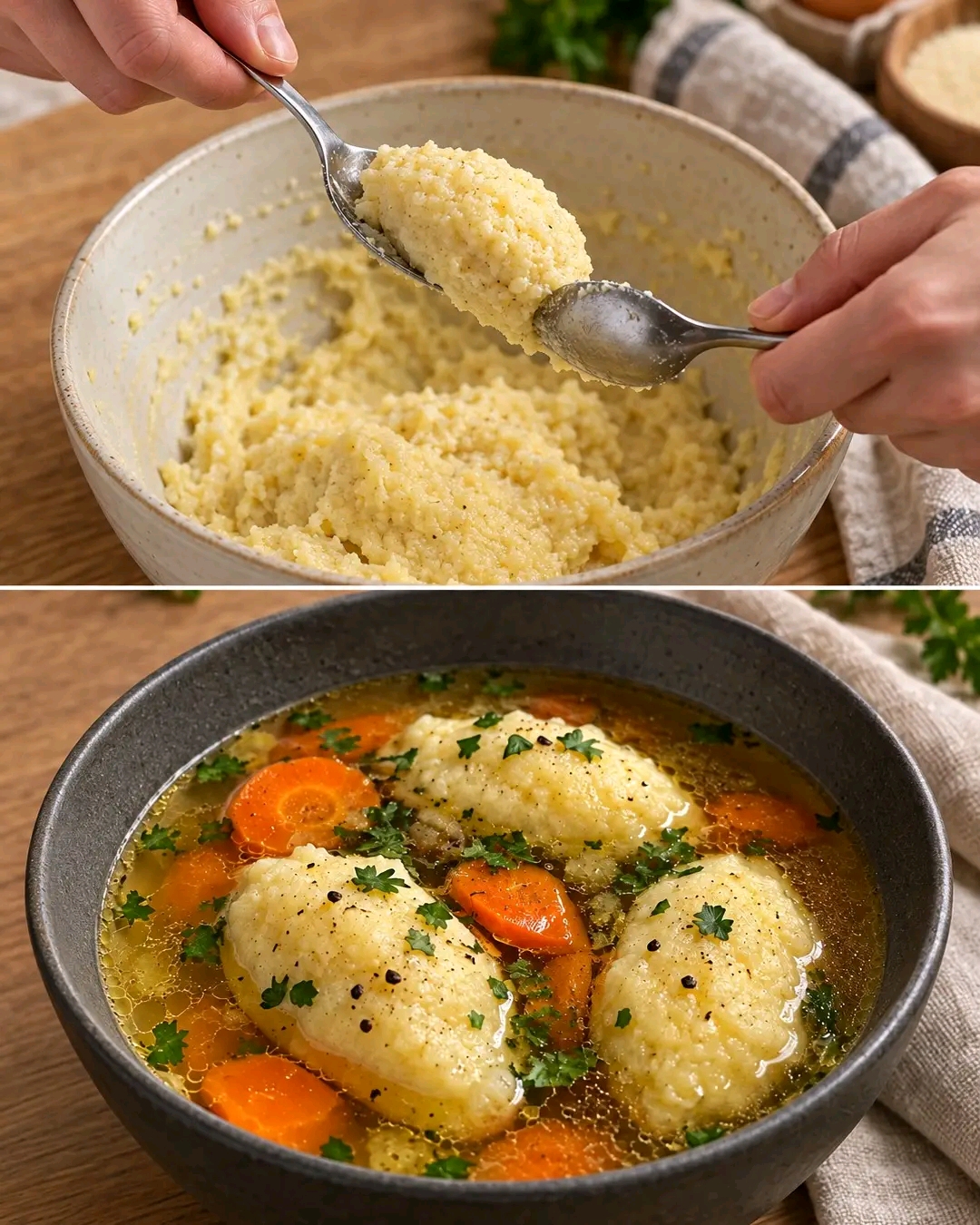 Omas Grießnockerlsuppe
