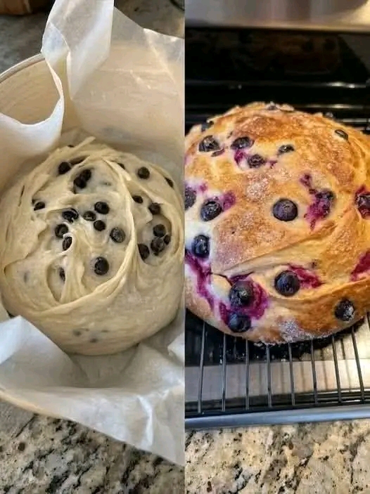 Blueberry Cream Cheese Loaf – Moist,