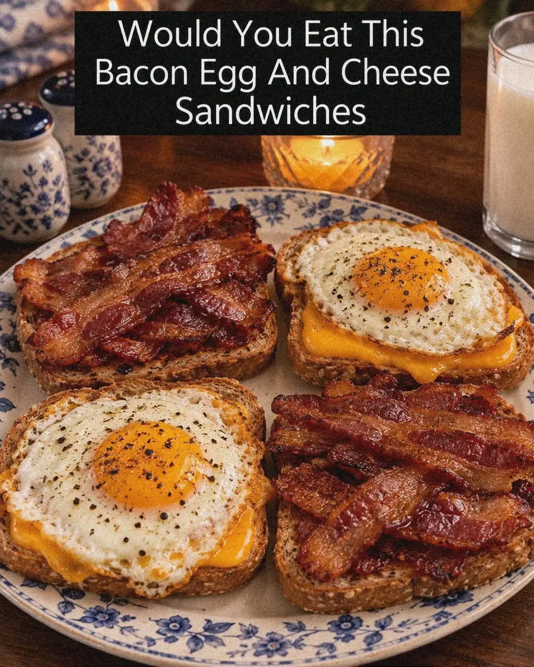 Bacon, Egg, and Cheese Sandwiches