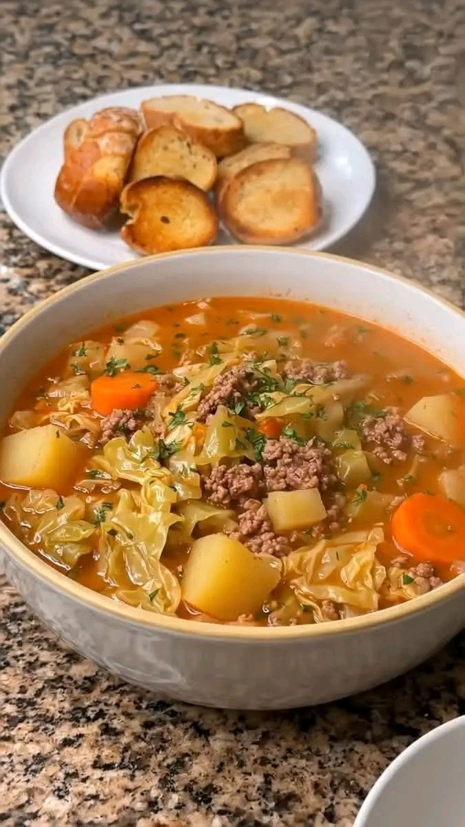 Classic Homemade Cabbage Soup