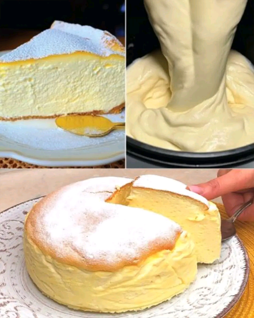 Traumhafter Wolkenkuchen ohne Mehl 