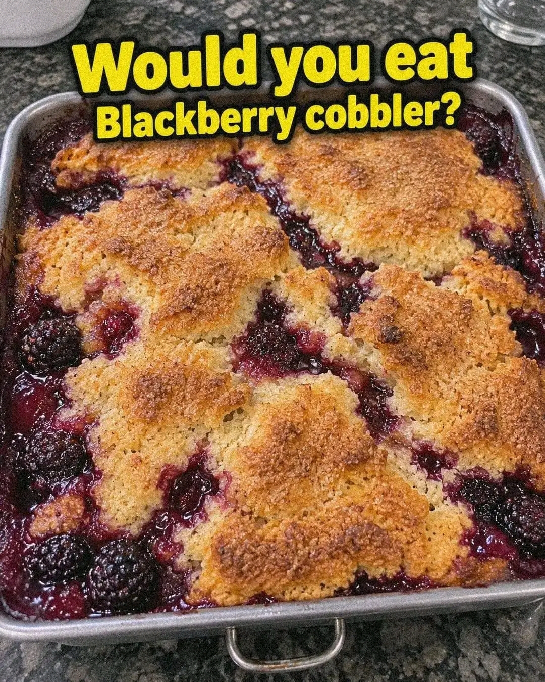 Old-Fashioned Blackberry Cobbler