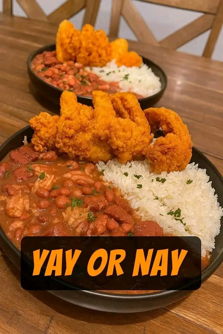 Southern Fried Shrimp with Red Beans & Rice