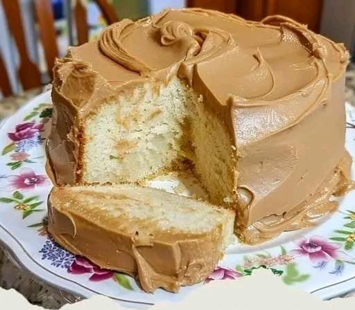 Sour Cream Pound Cake with Caramel